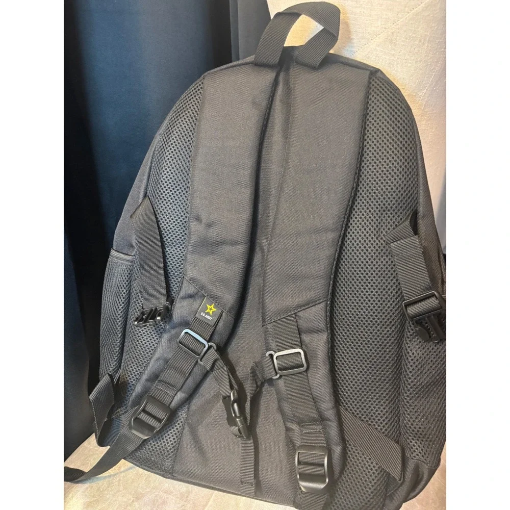 US Army Yankee Tactical Backpack Black MOLLE Laptop Sleeve Military Bag NEW